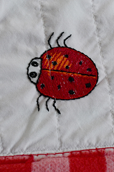 LA Baby Blanket Ladybug