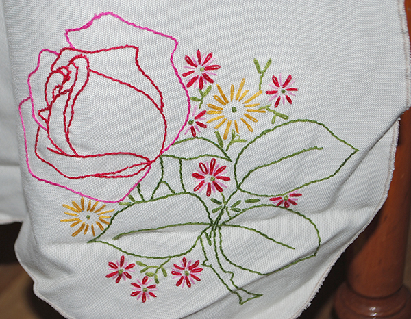 Rose Flower Tablecloth 1